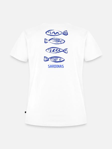 Sardinas - Frauen Premium Bio T-Shirt - Weiß