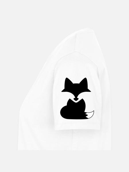 Schwarzfuchs - Frauen Premium Bio T-Shirt - Weiß