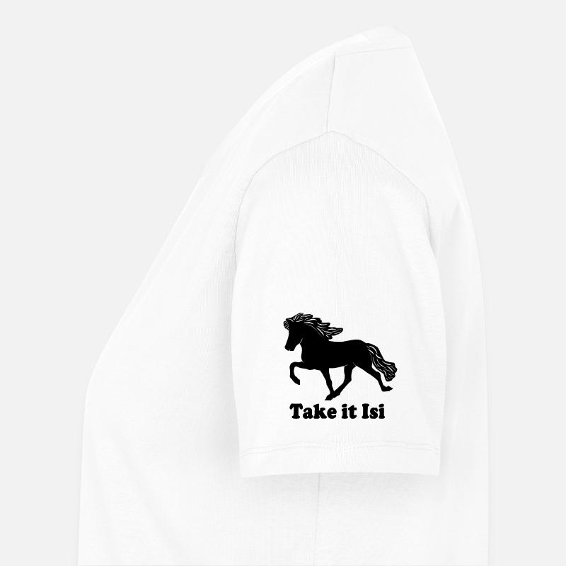 Tölter groß schwarz Take it Isi Frauen Premium Bio T-Shirt