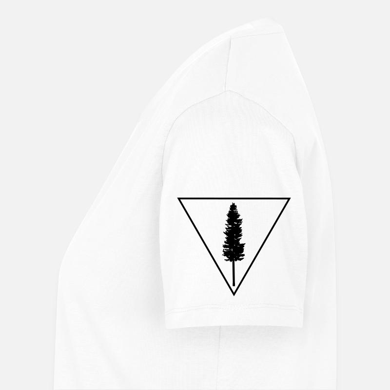 Arbre dans un triangle T-shirt Premium bio Femme