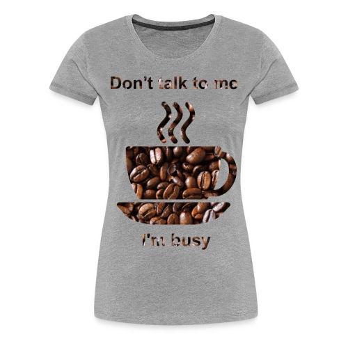 kahvi - Naisten premium t-paita