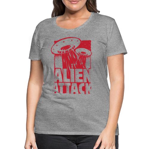 UFO Alien Attack - T-shirt Premium Femme