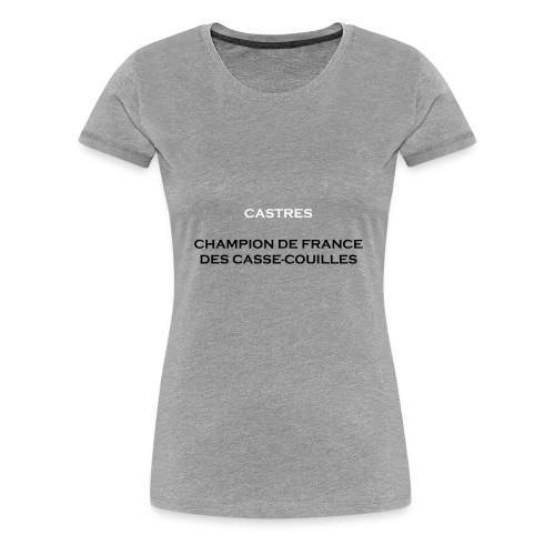 design castres - T-shirt Premium Femme