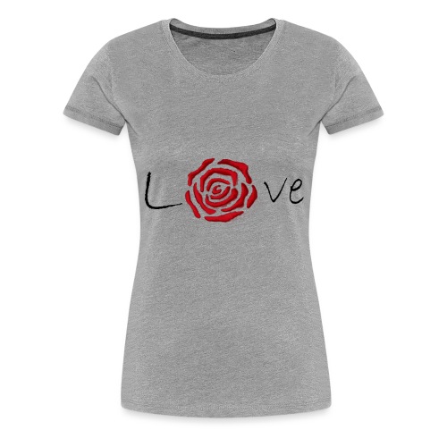 Rose-Love - T-shirt Premium Femme