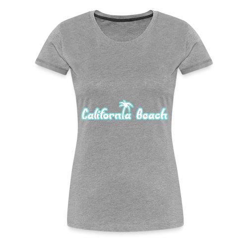 California Beach - Premium-T-shirt dam