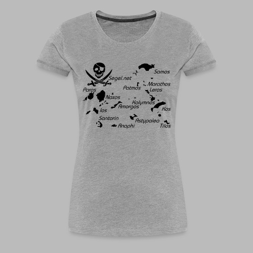 Crewshirt Motiv Griechenland - Frauen Premium T-Shirt