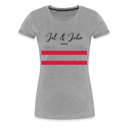 Jil & John - T-shirt Premium Femme