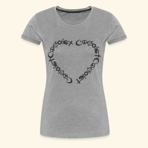 Coexit en coeur - T-shirt Premium Femme
