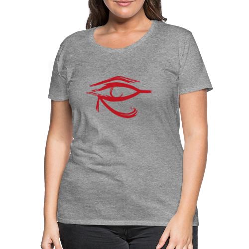 Horus Auge Rot - Frauen Premium T-Shirt