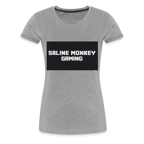 Saline monkey gaming tröja - Premium-T-shirt dam