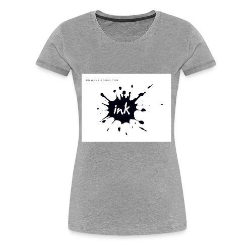 Ink Logo and website - Women's Premium T-Shirt