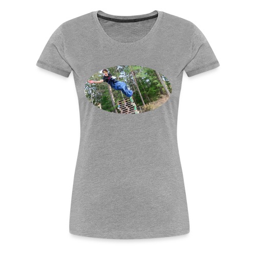 woods - Premium-T-shirt dam