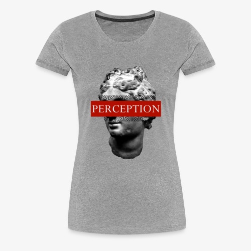 TETE GRECQ RED - PERCEPTION CLOTHING - T-shirt Premium Femme