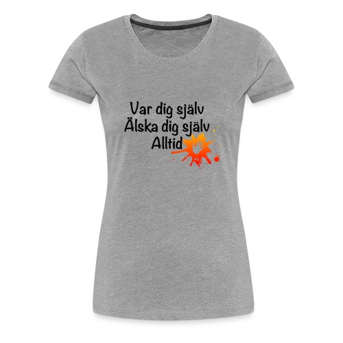 Forever Röd/orange - Premium-T-shirt dam