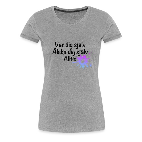 Forever Blå/lila - Premium-T-shirt dam