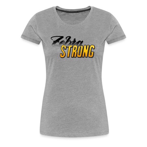 Zebra Strong - Frauen Premium T-Shirt