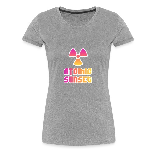 ATOMIC SUNSET - T-shirt Premium Femme