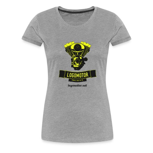 logomotor logo - Frauen Premium T-Shirt