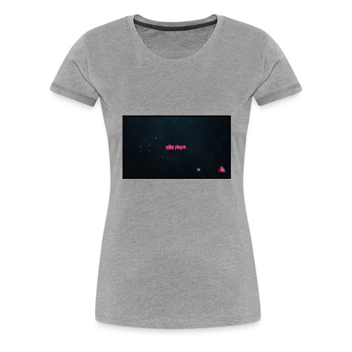 Ellis plays design merchandise - Women's Premium T-Shirt