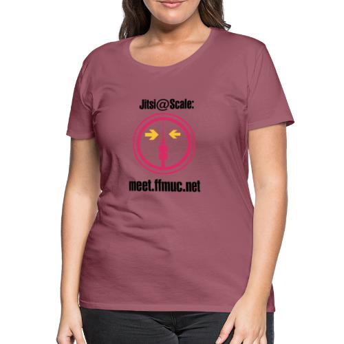 Freifunk Jitsi-Meet - Frauen Premium T-Shirt