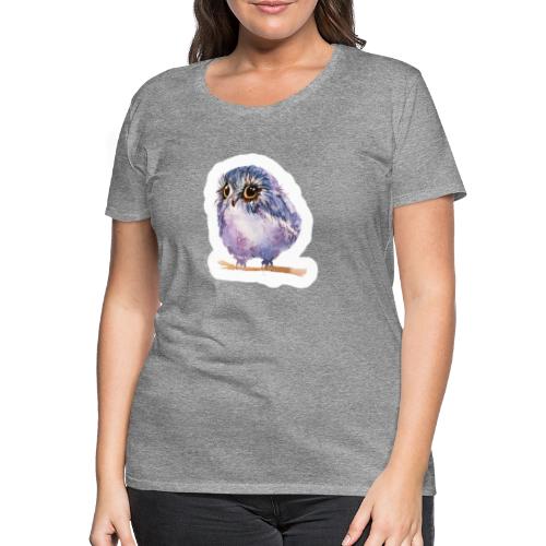Nice Purple owl - Women's Premium T-Shirt