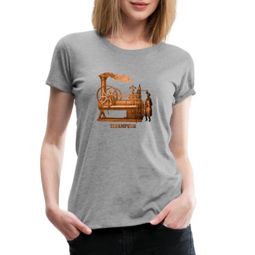 Steampunk Dampfmaschine Retro Futurismus - Frauen Premium T-Shirt