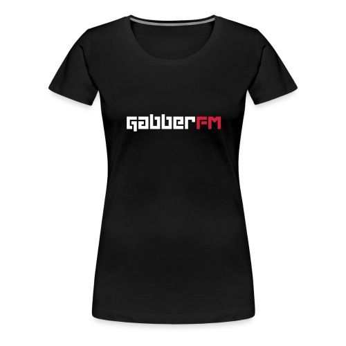 Gabber FM Letters - Women's Premium T-Shirt