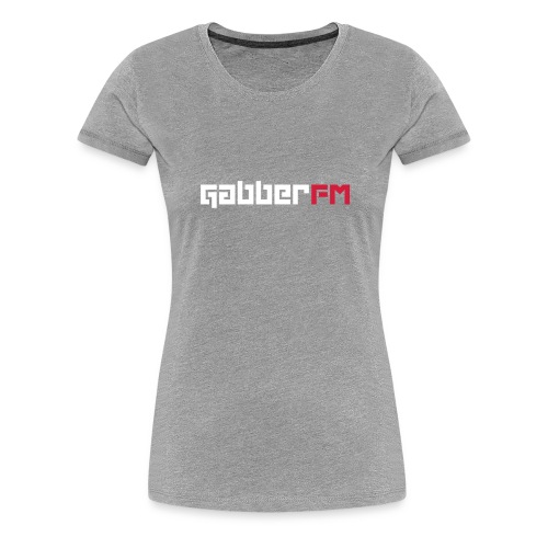 Gabber FM Letters - Women's Premium T-Shirt