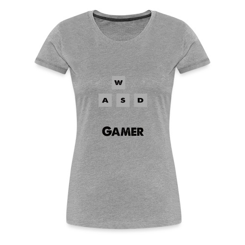 W, A, S, D Gamer - Women's Premium T-Shirt