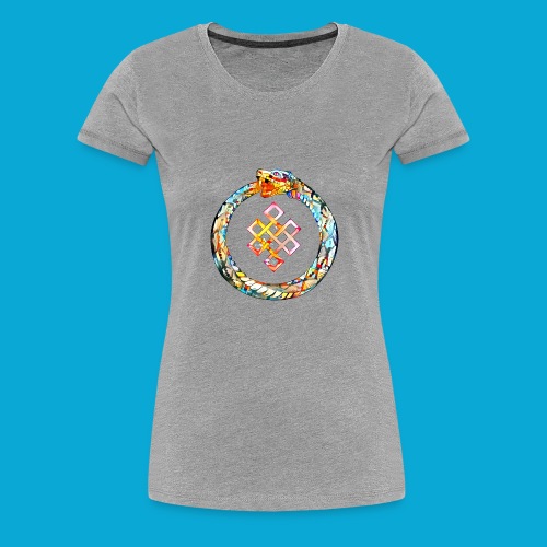 Ouroboros oder Uroboros - UNENDLICHER GlücksKNOTEN - Frauen Premium T-Shirt