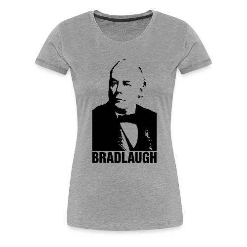 nssshirtbradlaughblack - Women's Premium T-Shirt