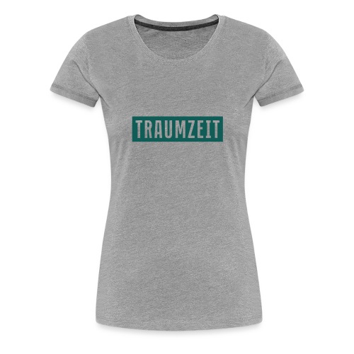 Traumzeit Klassik grünblau - Frauen Premium T-Shirt