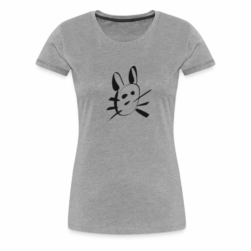 Cute Bunny Cartoon - Women's Premium T-Shirt
