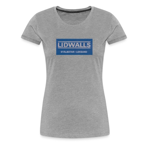 Lidwalls Stålbåtar - Premium-T-shirt dam