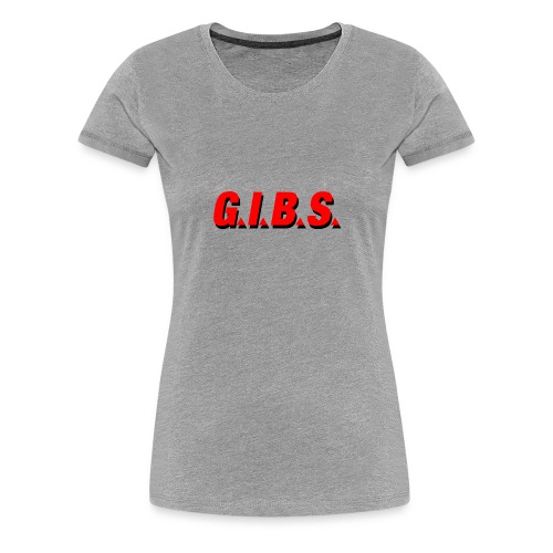 Logo Gibs - T-shirt Premium Femme
