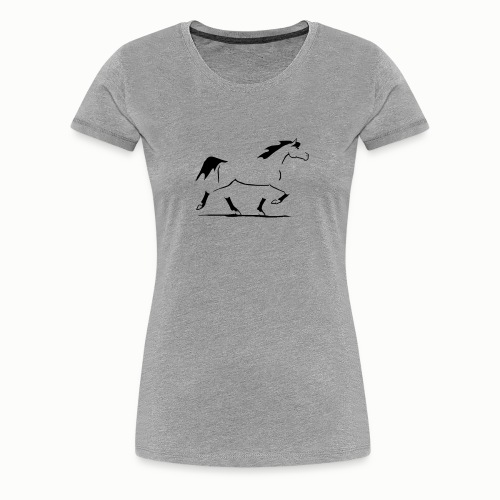 Running Horse - Women's Premium T-Shirt