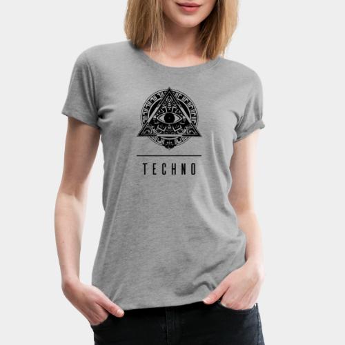 the EYE of TECHNO - Frauen Premium T-Shirt