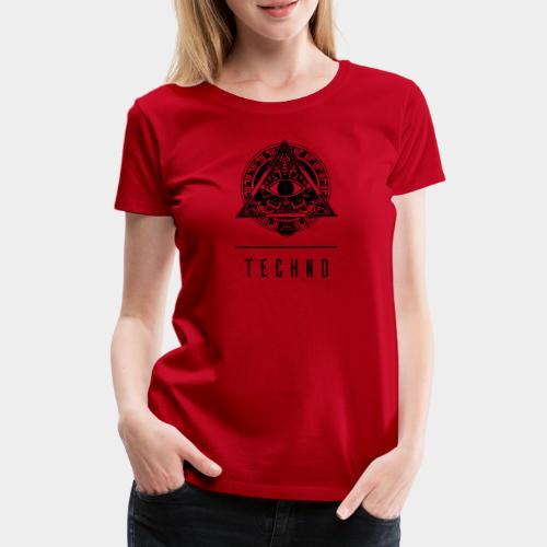 the EYE of TECHNO - Frauen Premium T-Shirt