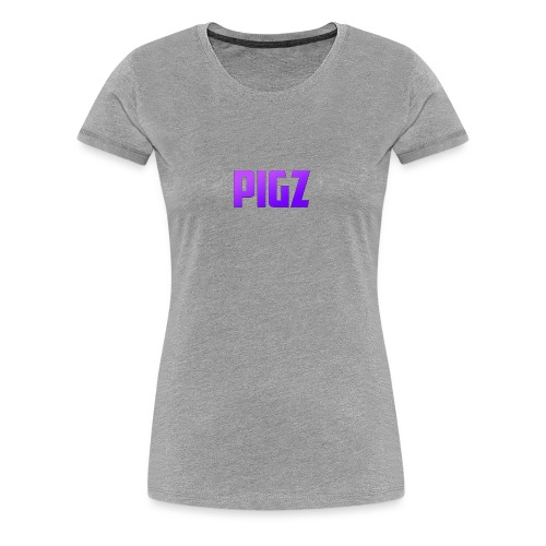 Pigz In Purple! - Women's Premium T-Shirt