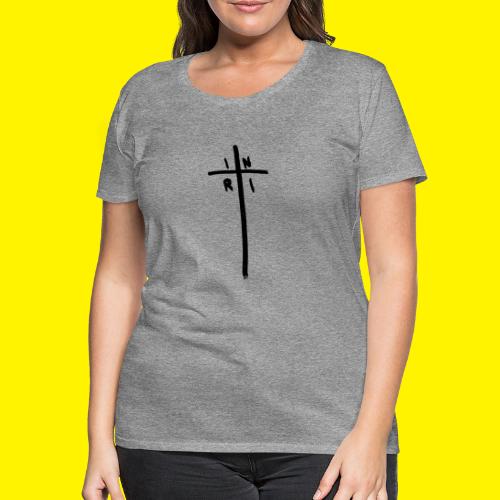 Cross - INRI (Jesus of Nazareth King of Jews) - Women's Premium T-Shirt
