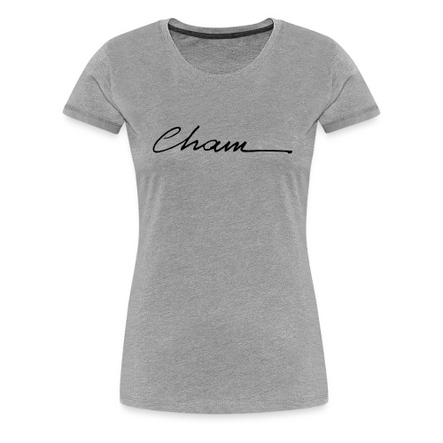 cham 3 logo - T-shirt Premium Femme