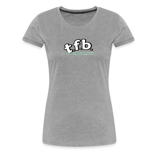 logo faerbig hinten png - Frauen Premium T-Shirt