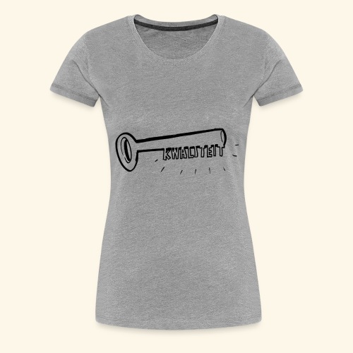 Kwaliteit sleutel transparant - Vrouwen Premium T-shirt