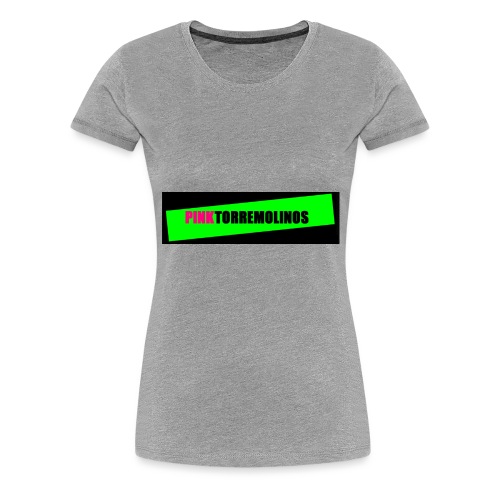 pinklogo - Vrouwen Premium T-shirt