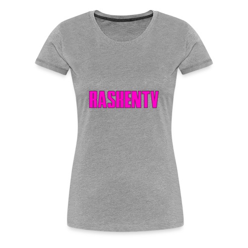 RaskenTv Pink - Premium-T-shirt dam