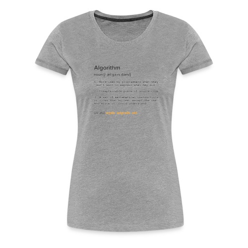 Algorithm - Women's Premium T-Shirt