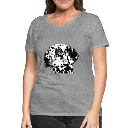 Dalmatiner Kopf Hund - Frauen Premium T-Shirt