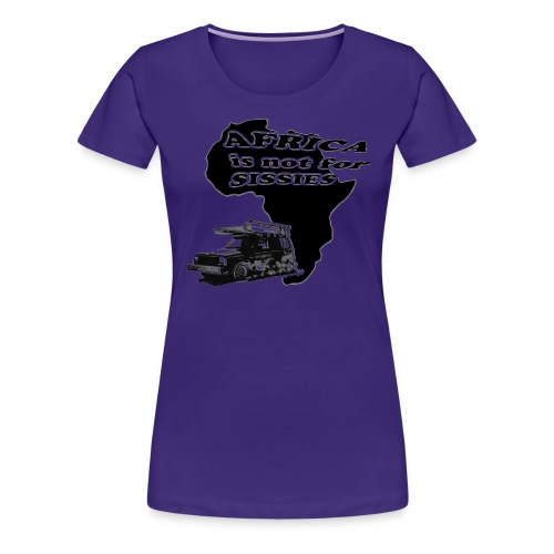 Africa is not for sissies JEEP png - Frauen Premium T-Shirt