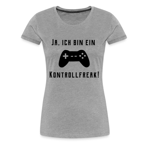 Gamer Controller Kontrollfreak - Frauen Premium T-Shirt