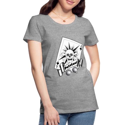 t shirt petanque pointeur crane rieur boules - T-shirt Premium Femme